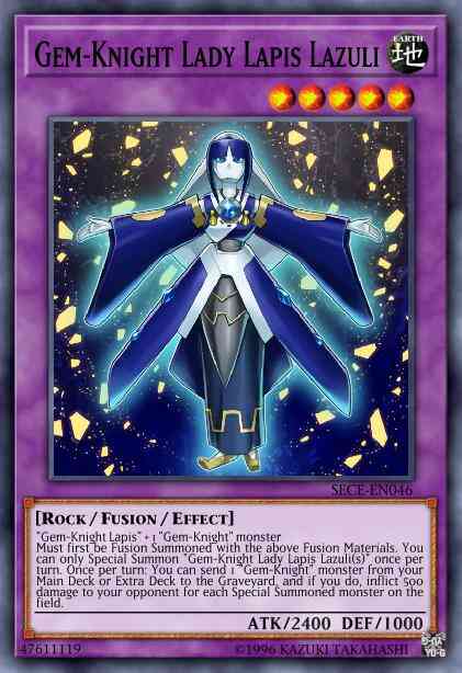 Gem-Knight Lady Lapis Lazuli - SECE-EN046 - Rare - 1st Edition