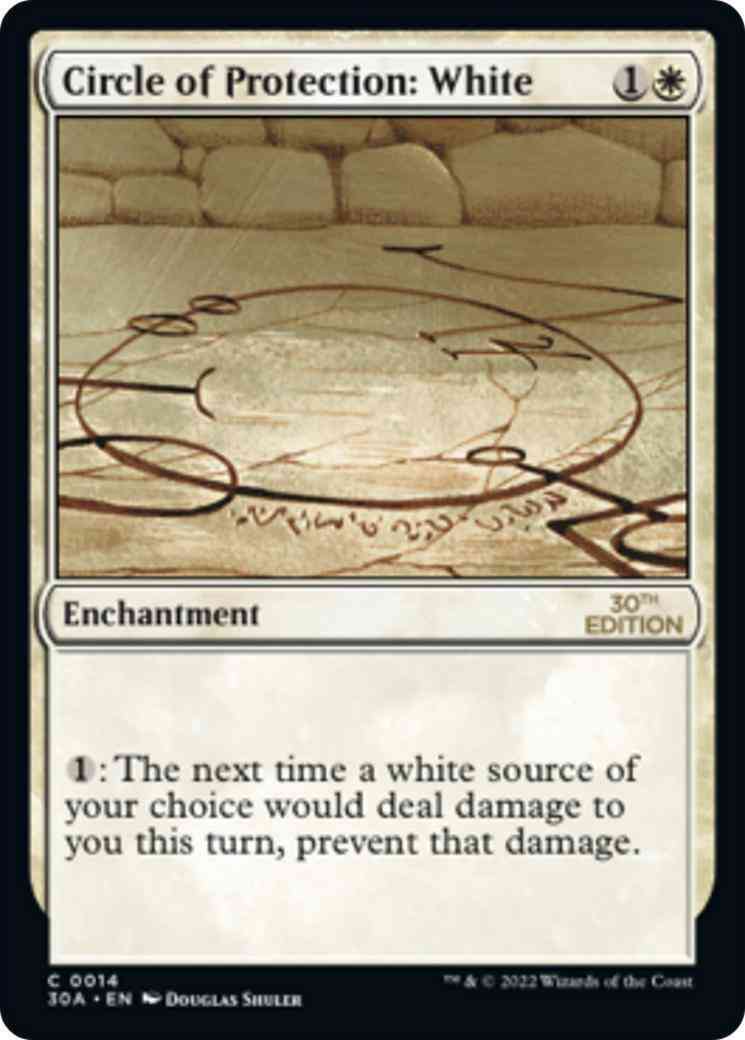 Circle of Protection: White [14] [30th Anniversary Edition] [Non-Foil]
