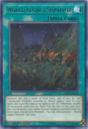 World Legacy Survivor - MP19-EN119 - Rare - Unlimited