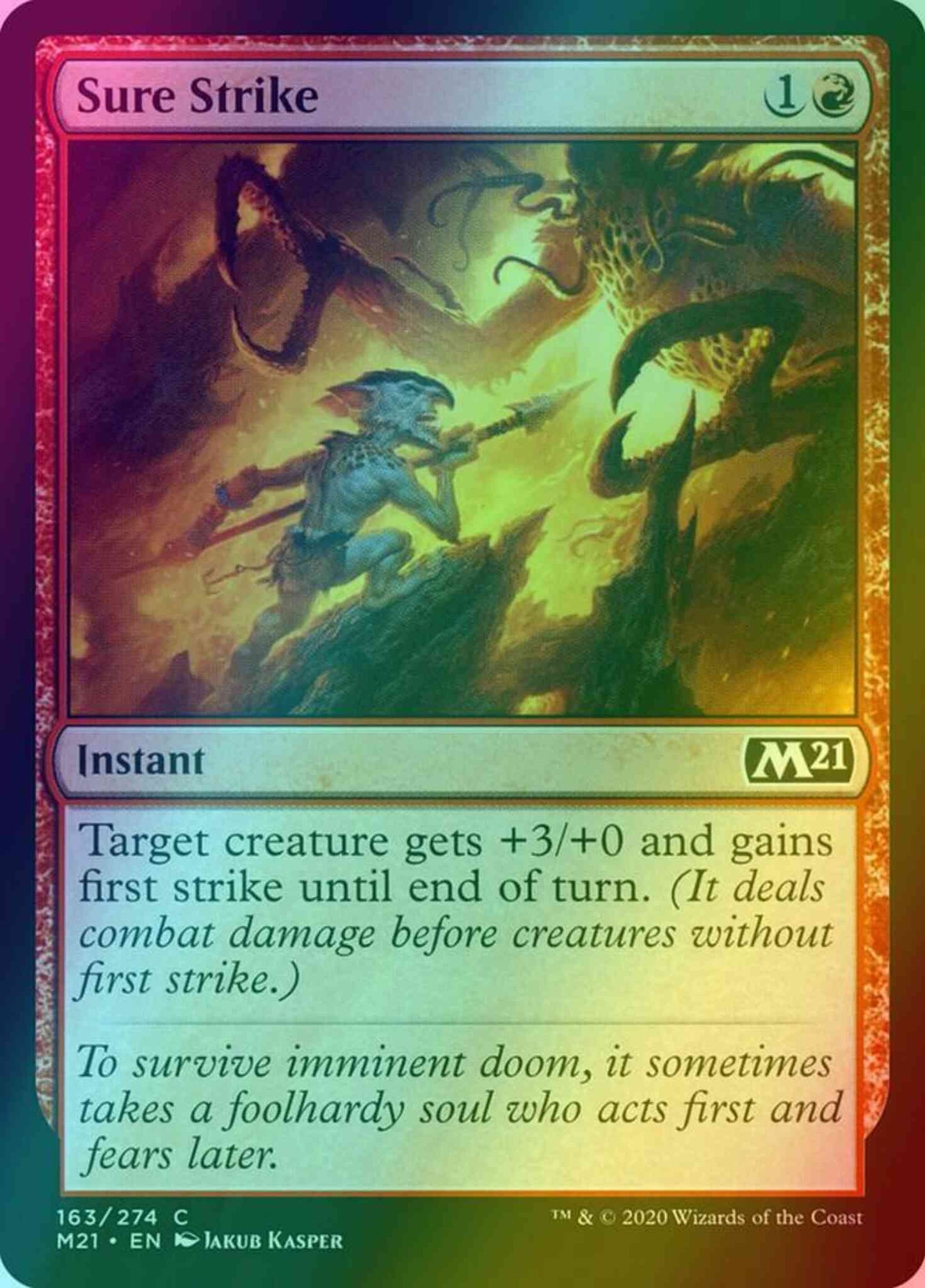 Sure Strike [163] [Core Set 2021] [Foil]