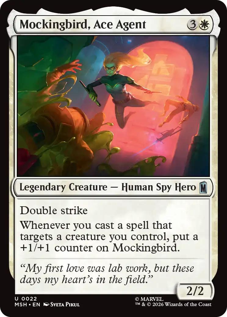 Mockingbird, Ace Agent [22] [Marvel Super Heroes] [Non-Foil]