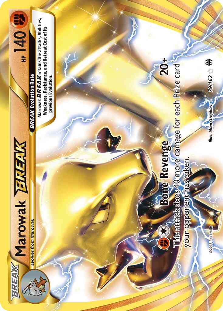 Marowak BREAK - 79/162 - Rare BREAK [xy8-79] [BREAK]