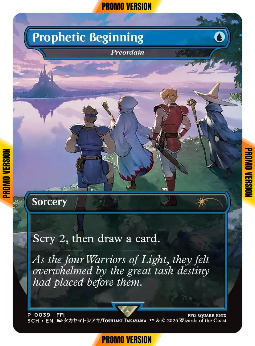 Prophetic Beginning - Preordain [39] [Borderless] [FFI] [Store Championships] [Non-Foil]