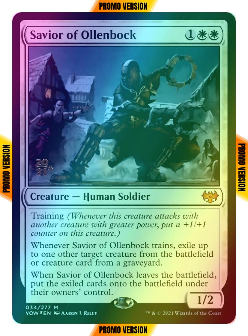 Savior of Ollenbock [Prerelease] [34s] [Innistrad: Crimson Vow: Promos] [Foil]