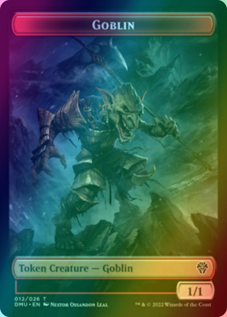 Bird Token (02) // Goblin Token (12) [DMU/DMU Set Symbol] [Dominaria United: Tokens] [Foil]