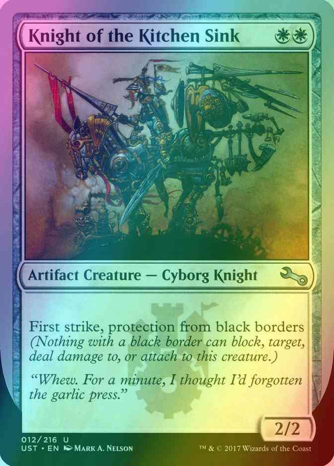 Knight of the Kitchen Sink [12a] [a] [Unstable] [Foil]