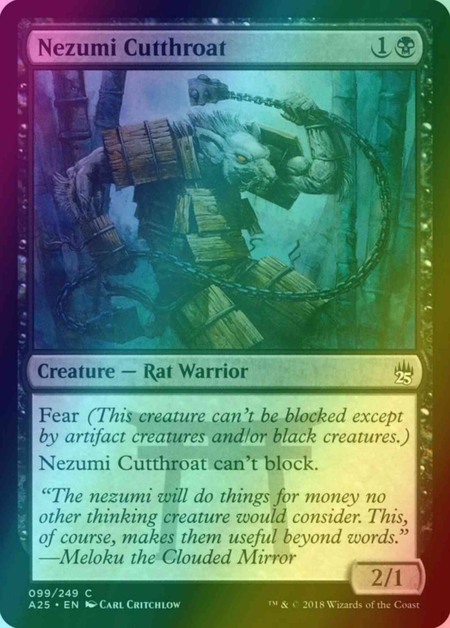 Nezumi Cutthroat [99] [Masters 25] [Foil]