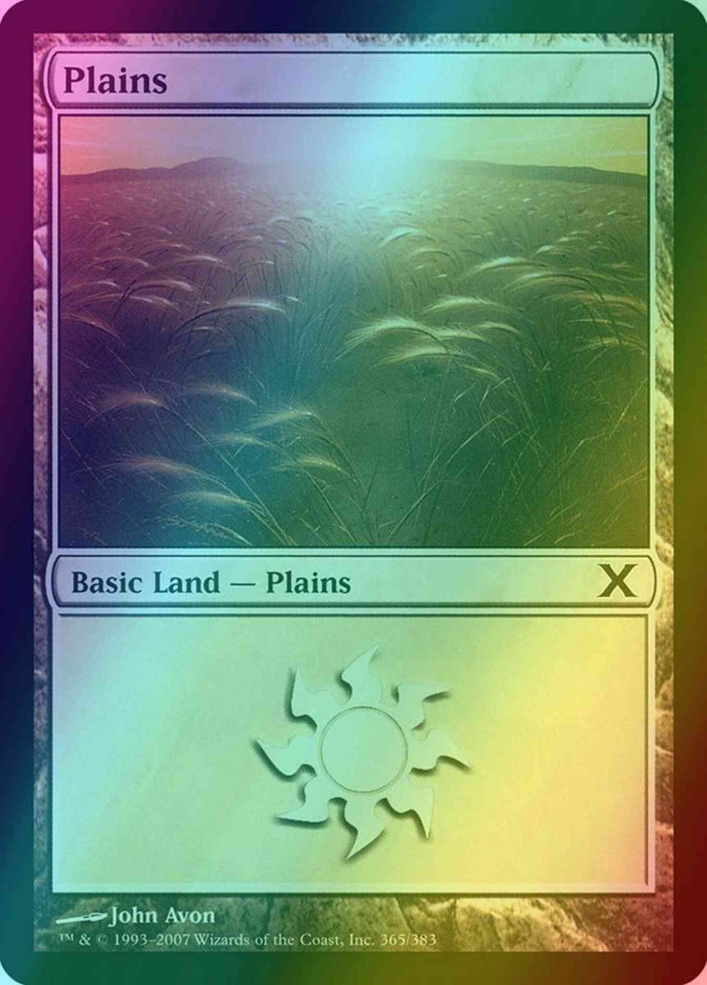 Plains [365] [Tenth Edition] [Foil]