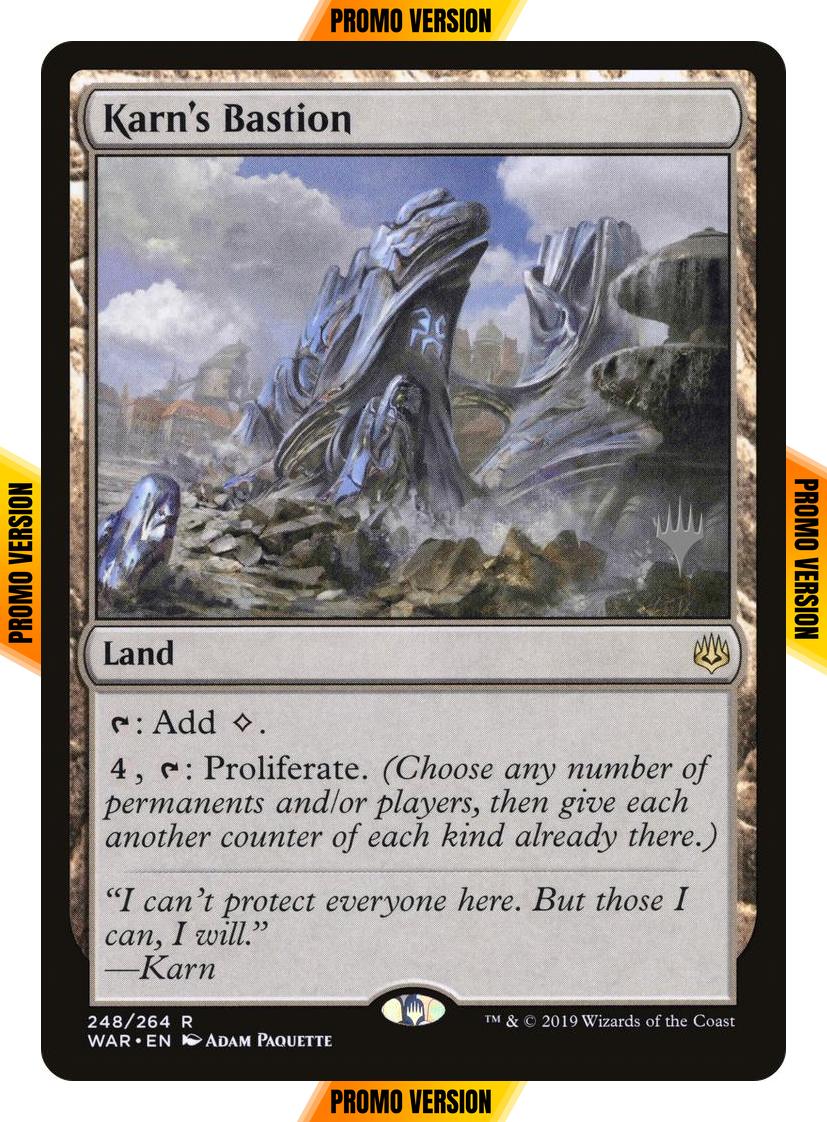 Karn's Bastion [248p] [Promo Pack] [War of the Spark Promos] [Non-Foil]