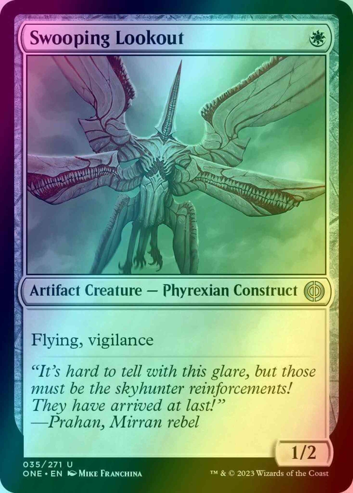Swooping Lookout [35] [Phyrexia: All Will Be One] [Foil]