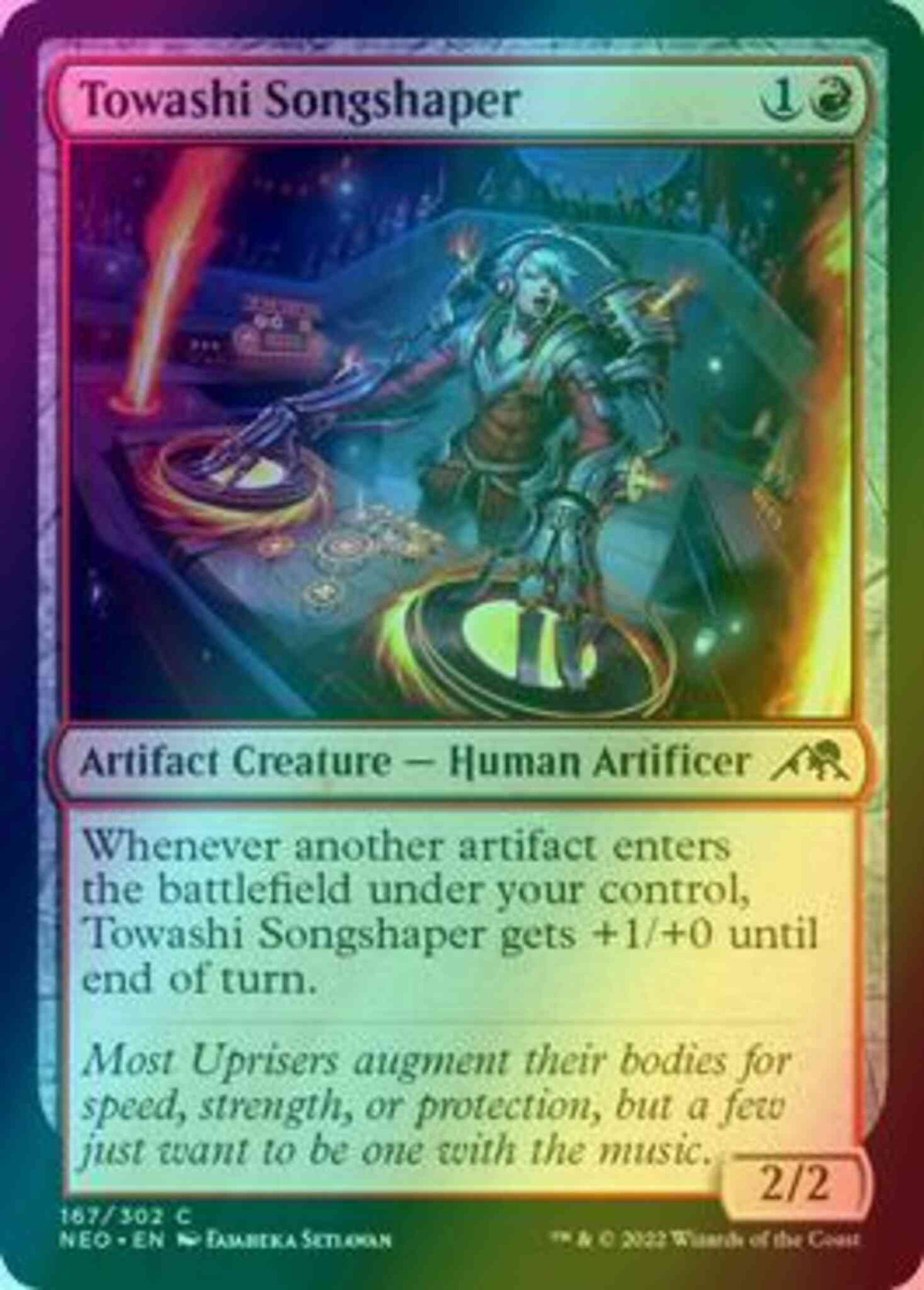 Towashi Songshaper [167] [Kamigawa: Neon Dynasty] [Foil]