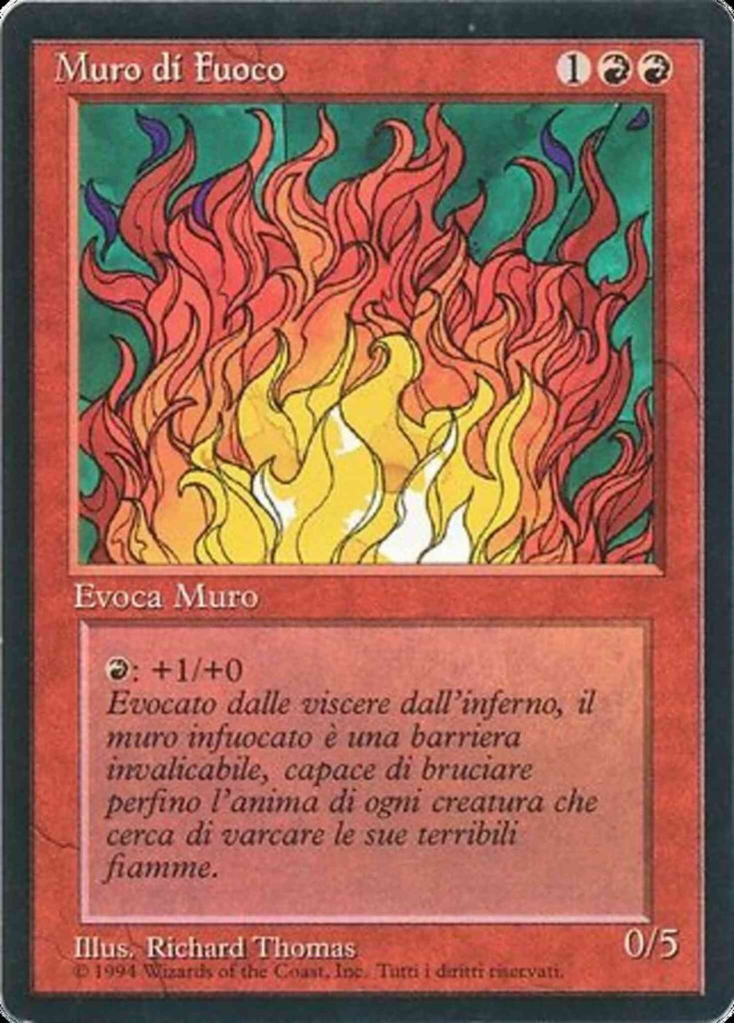 Wall of Fire - Italian [183] [Foreign Black Border: Italian] [Non-Foil]