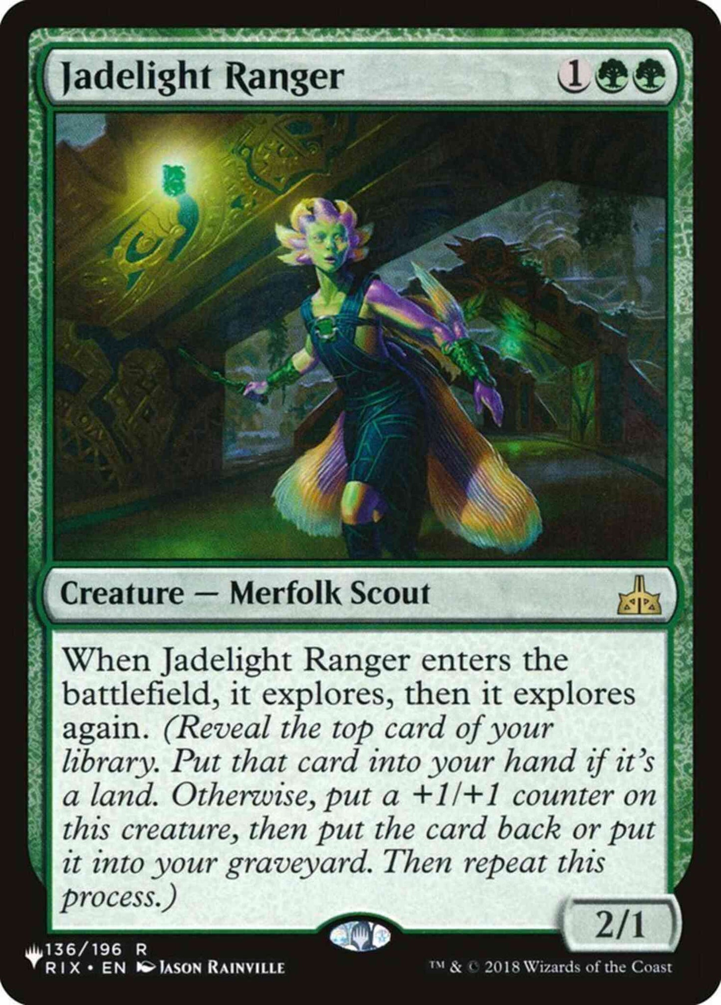 Jadelight Ranger [RIX-136] [The List] [Non-Foil]