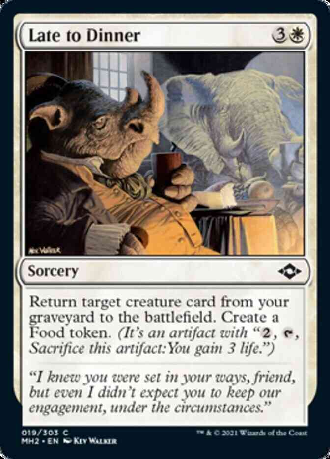 Late to Dinner [19] [Modern Horizons 2] [Non-Foil]