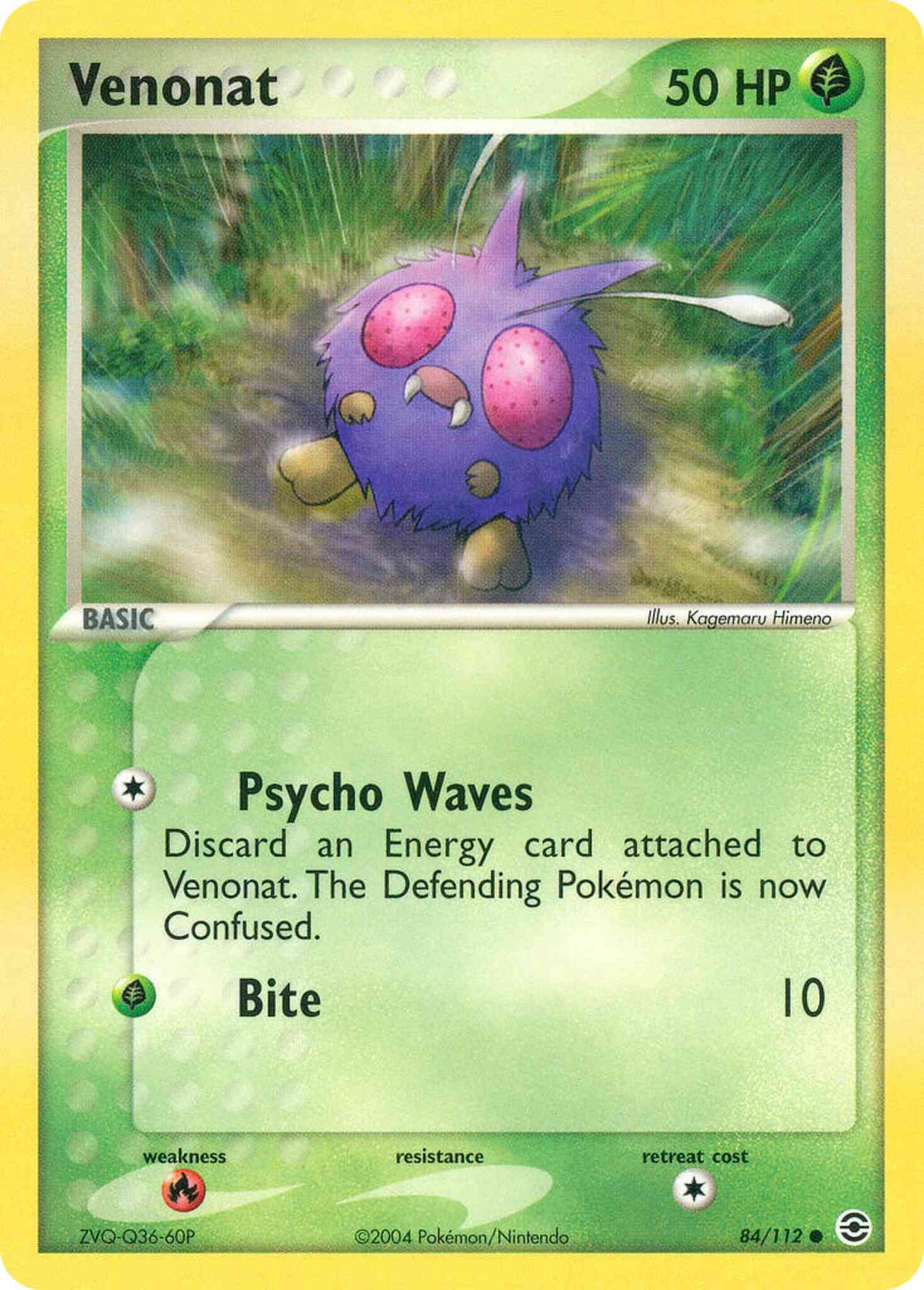 Venonat - 84/112 - Common [ex6-84] [Non-Holo]