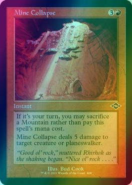 Mine Collapse [408] [Retro Frame] [Modern Horizons 2] [Foil]