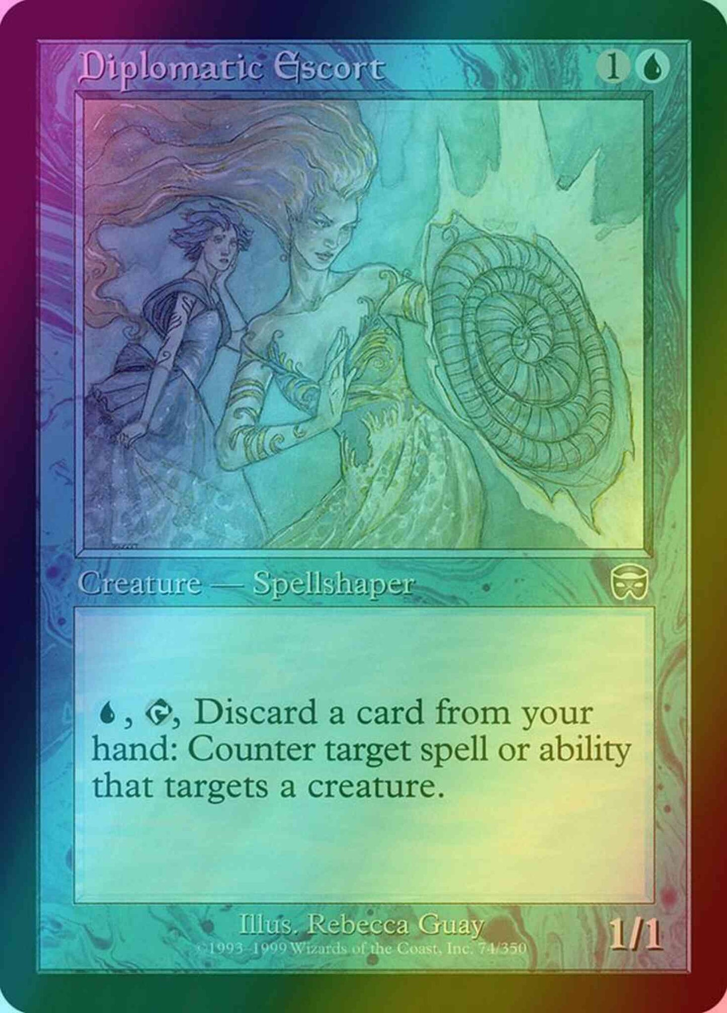Diplomatic Escort [74] [Mercadian Masques] [Foil]