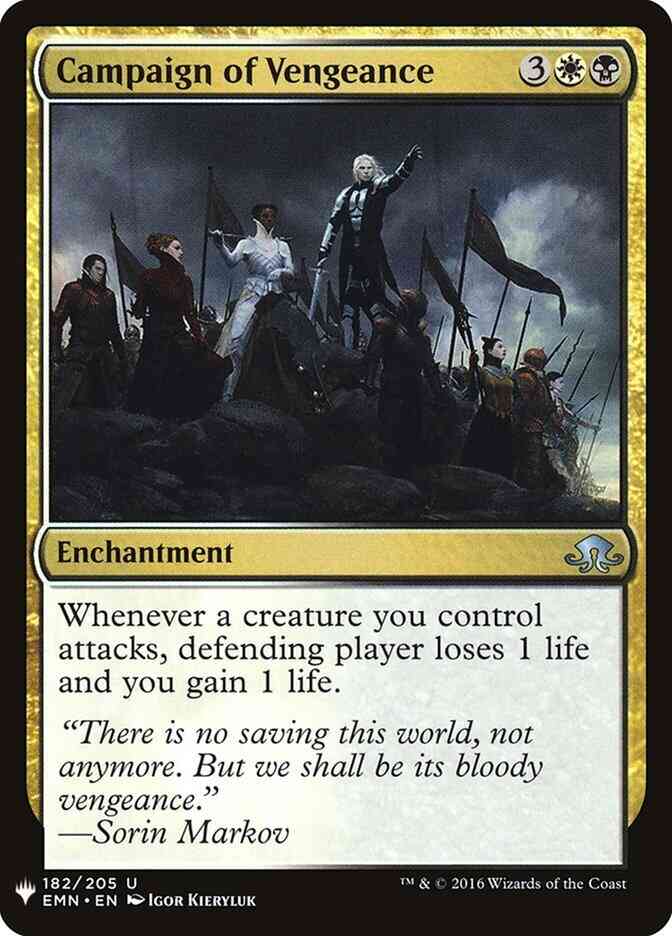 Campaign of Vengeance [EMN-182] [The List] [Non-Foil]
