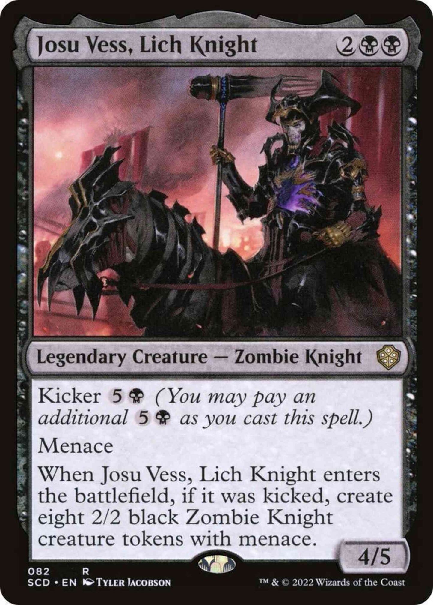 Josu Vess, Lich Knight [82] [Starter Commander Decks] [Non-Foil]