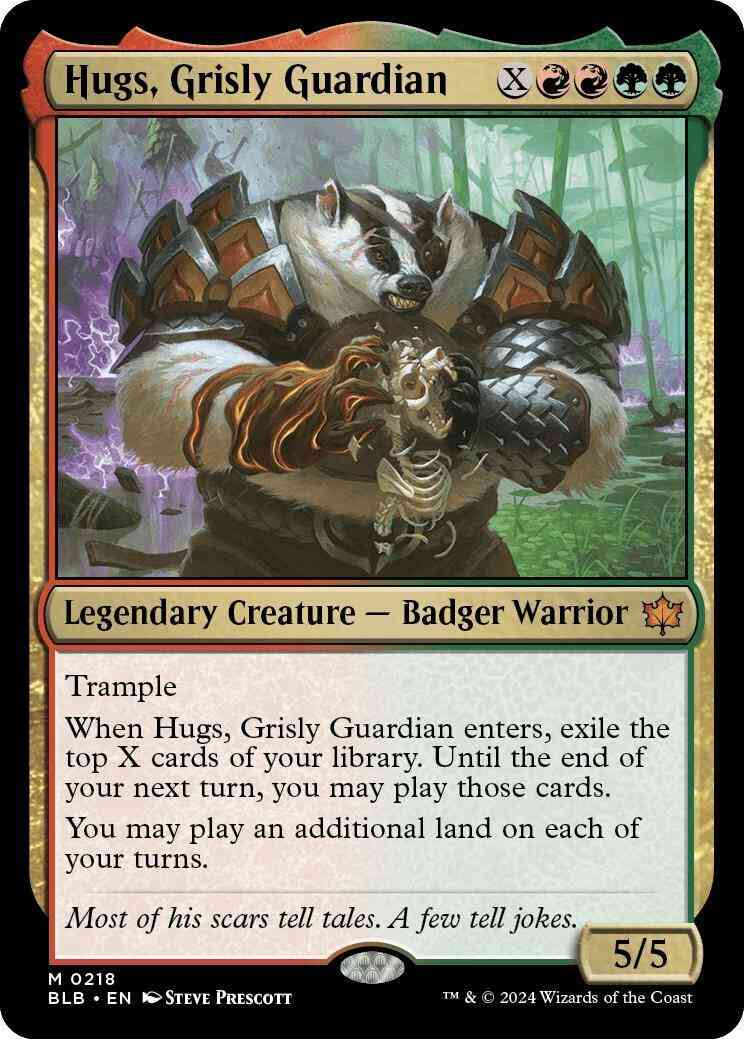 Hugs, Grisly Guardian [218] [Bloomburrow] [Non-Foil]