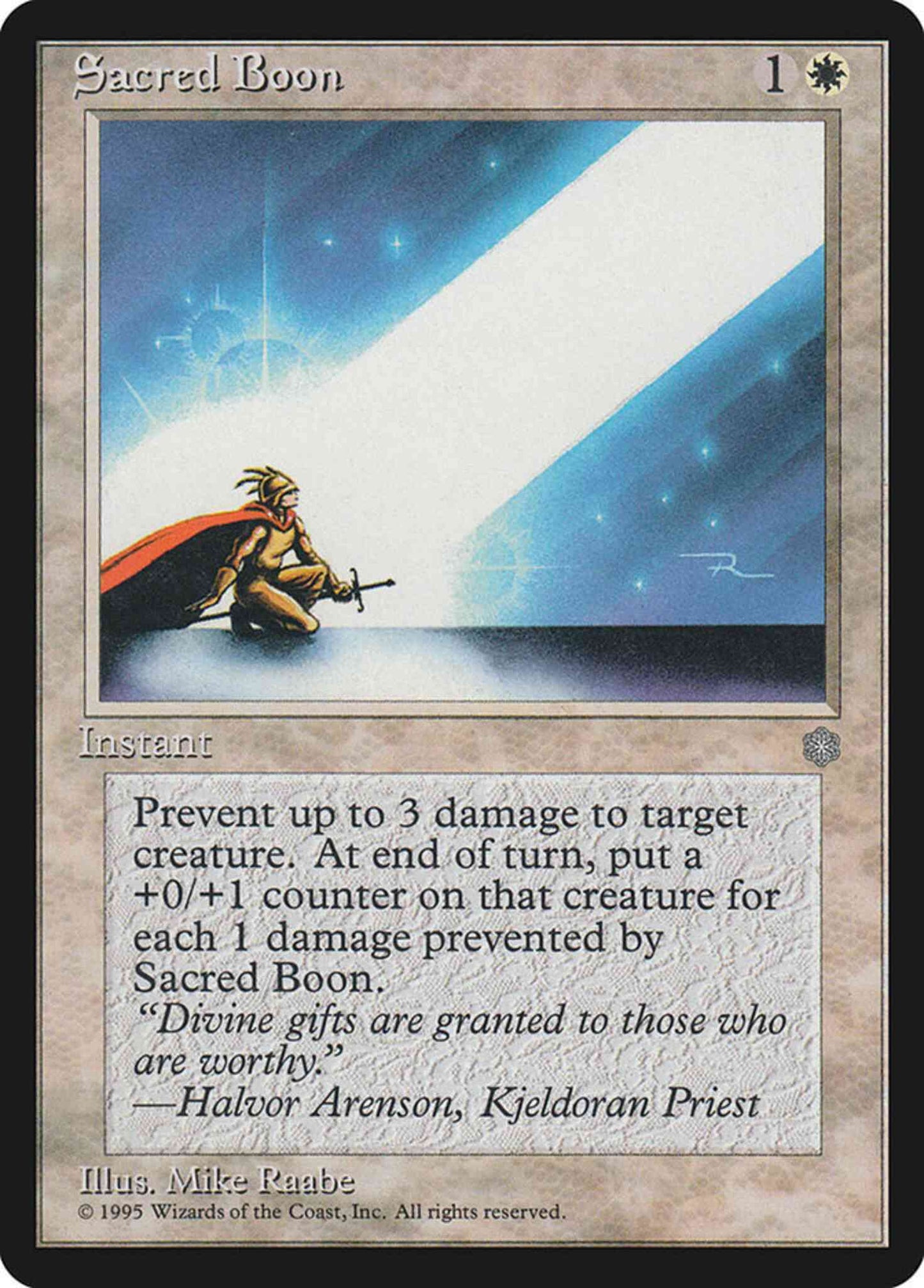Sacred Boon [50] [Ice Age] [Non-Foil]
