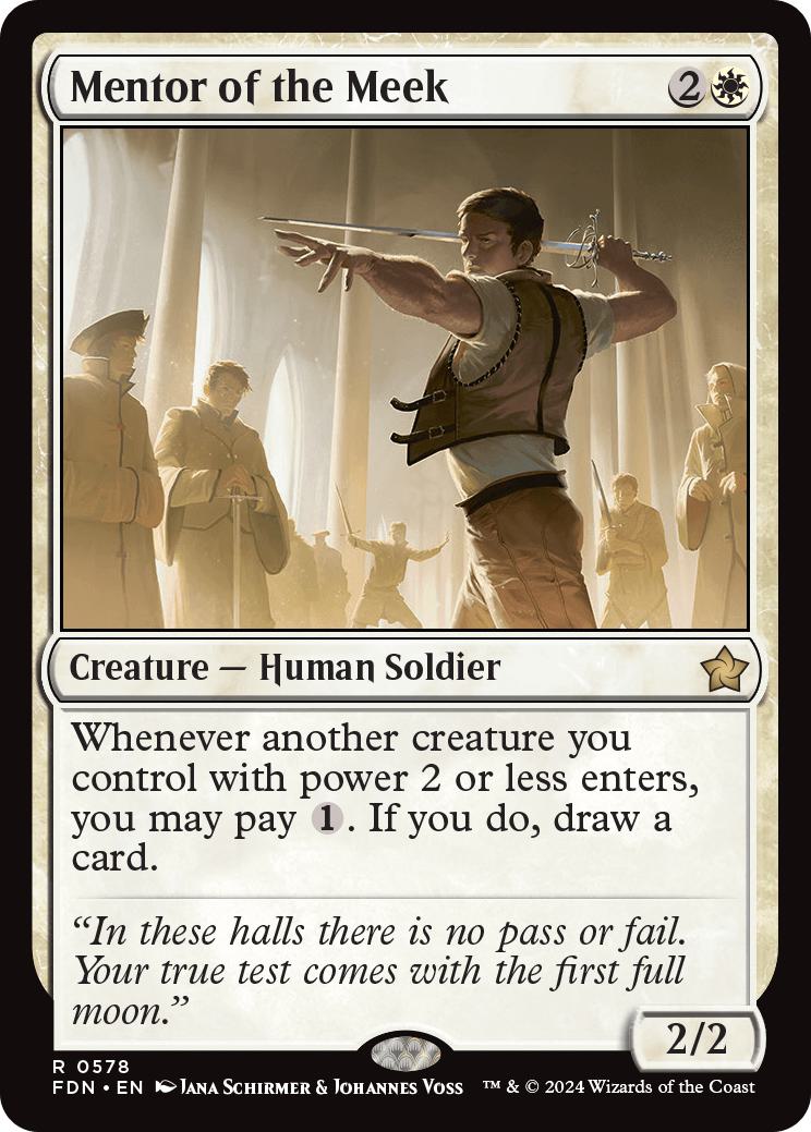 Mentor of the Meek [578] [Foundations] [Non-Foil]
