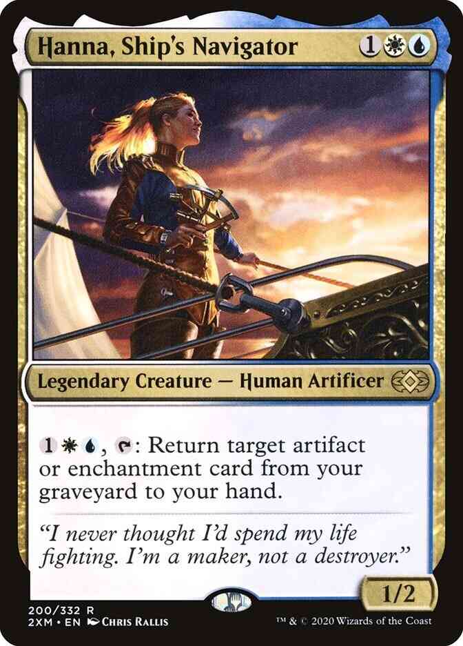 Hanna, Ship's Navigator [200] [Double Masters] [Non-Foil]