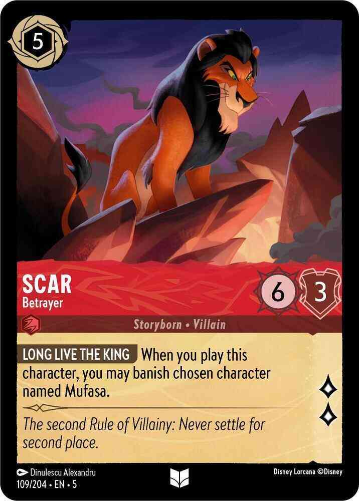 Scar - Betrayer - 109/204 [Shimmering Skies] [Non-Foil]