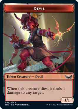Devil Token [08] [Streets of New Capenna: Tokens] [Non-Foil]