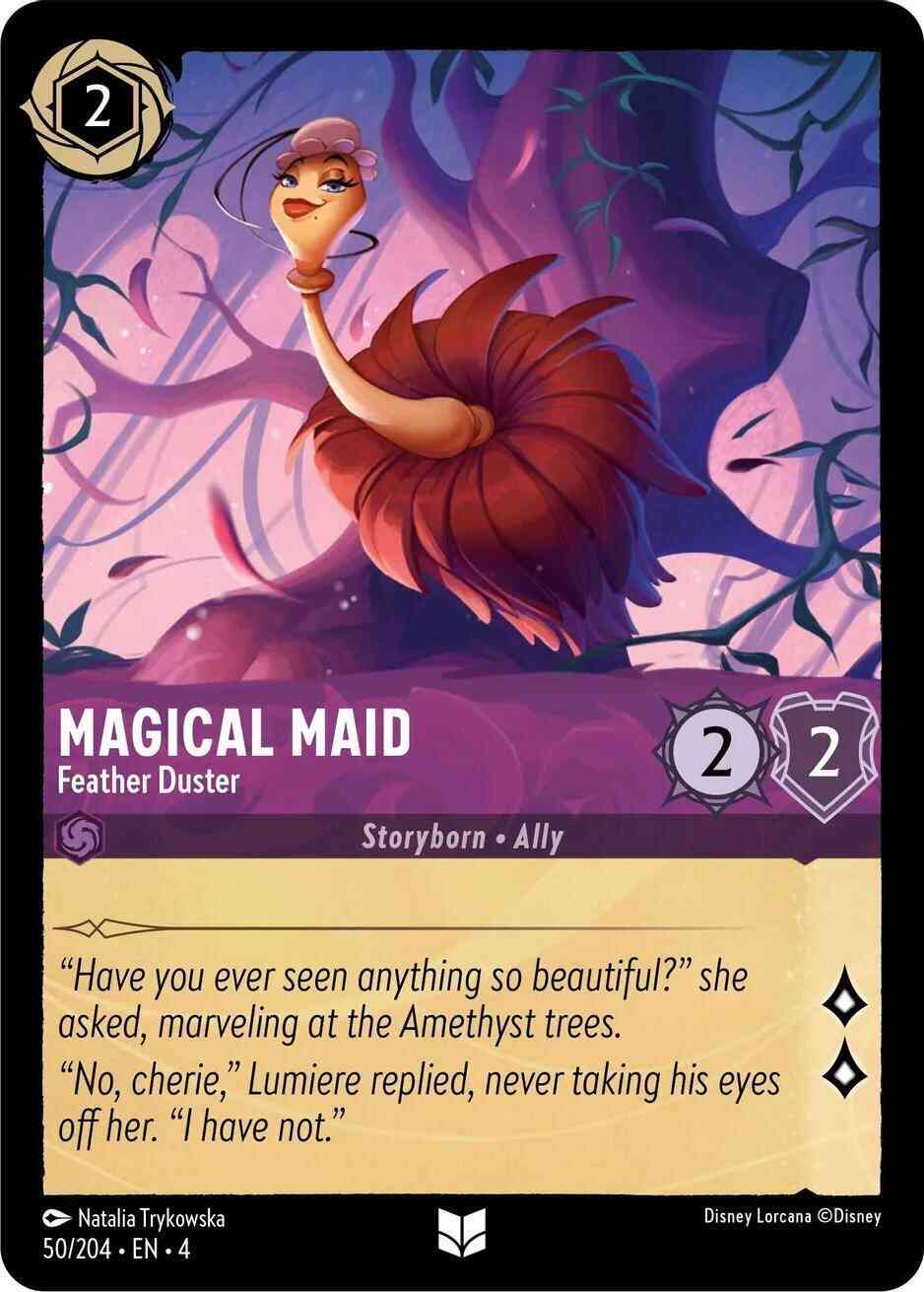 Magical Maid - Feather Duster - 50/204 [Ursula's Return] [Cold Foil]