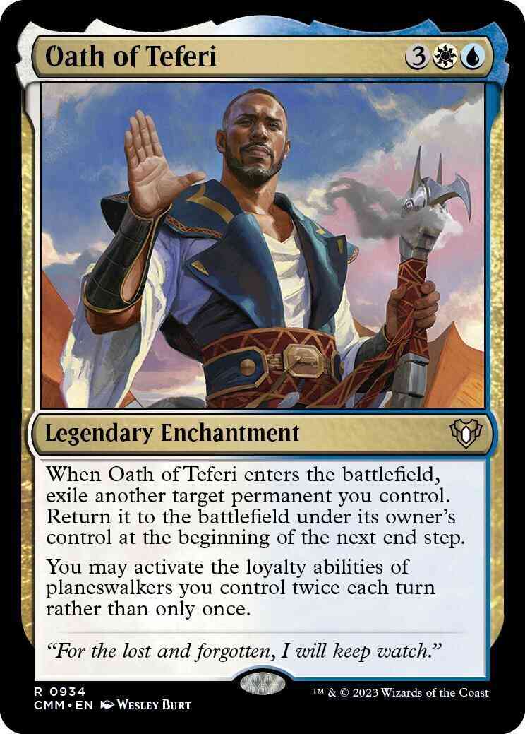 Oath of Teferi [934] [Commander Masters] [Non-Foil]
