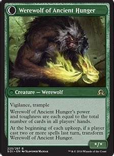 Sage of Ancient Lore // Werewolf of Ancient Hunger [225] [Shadows over Innistrad] [Non-Foil]