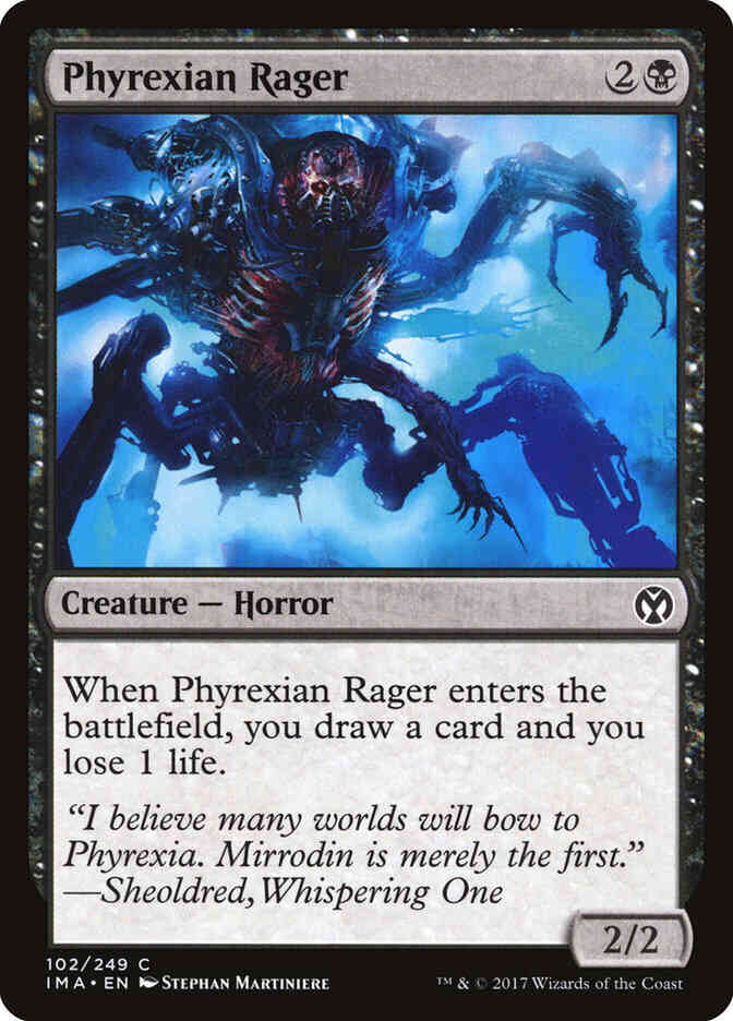 Phyrexian Rager [102] [Iconic Masters] [Non-Foil]