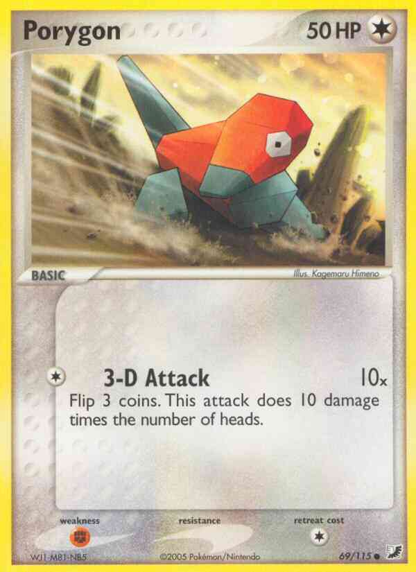 Porygon - 69/115 - Common [ex10-69] [Non-Holo]