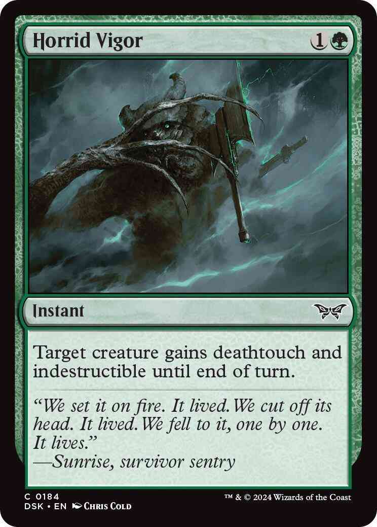 Horrid Vigor [184] [Duskmourn: House of Horror] [Non-Foil]