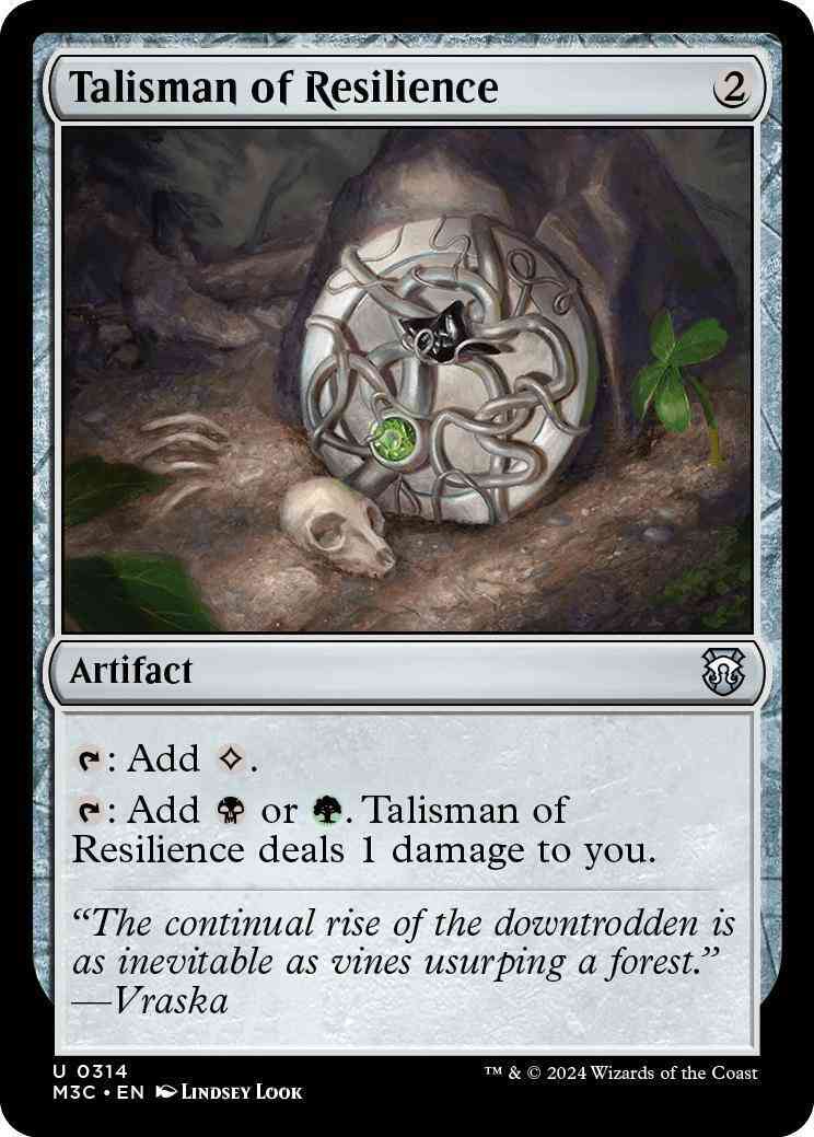 Talisman of Resilience [314] [Modern Horizons 3: Commander] [Non-Foil]