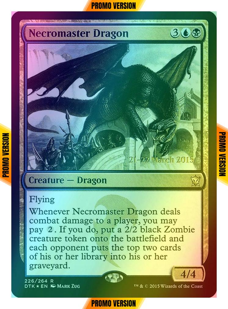 Necromaster Dragon [226s] [Prerelease] [Dragons of Tarkir Promos] [Foil]