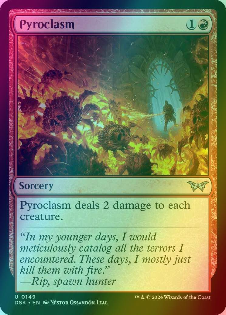 Pyroclasm [149] [Duskmourn: House of Horror] [Foil]