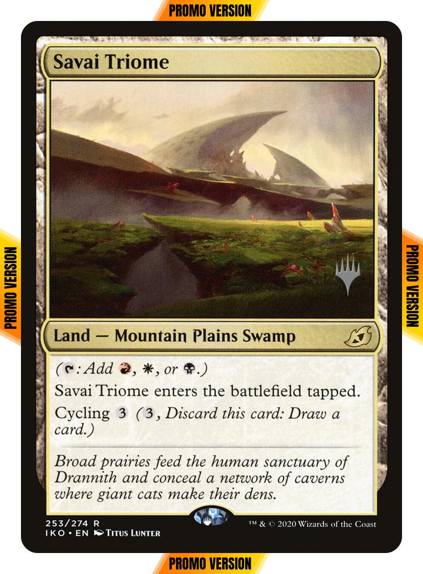 Savai Triome [Promo Pack] [253p] [Ikoria: Lair of Behemoths Promos] [Non-Foil]