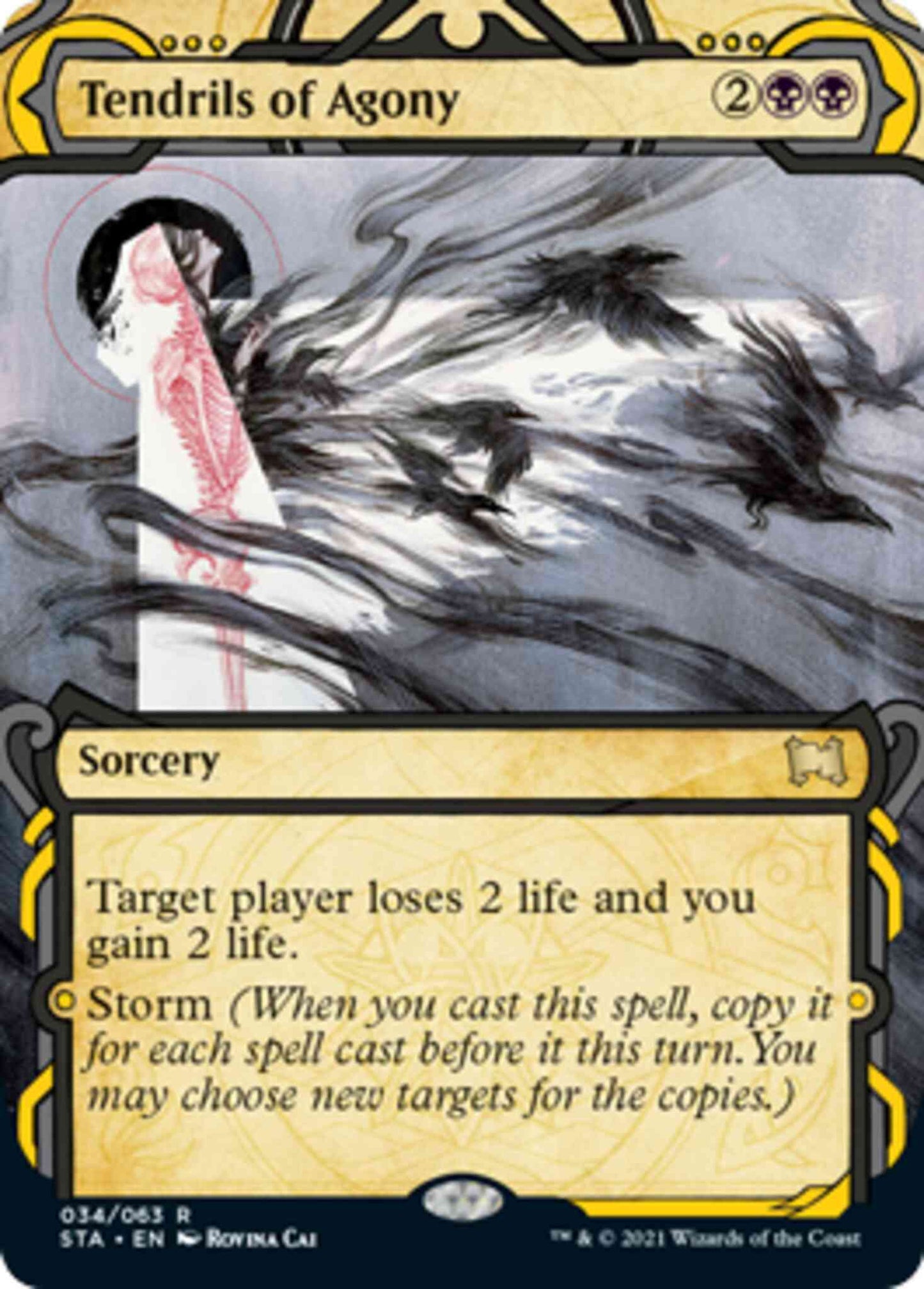 Tendrils of Agony [34] [Strixhaven Mystical Archive] [Etched Foil]
