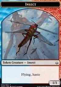 Insect Token (12) // Warrior Token (17) [Hour of Devastation Tokens] [Non-Foil]
