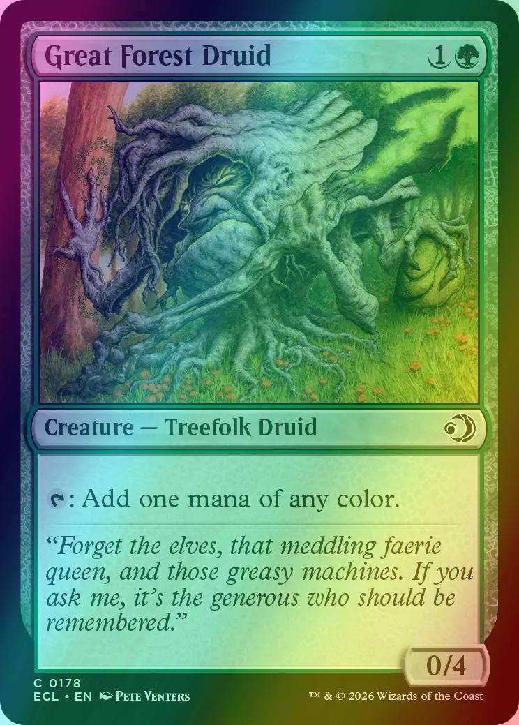 Great Forest Druid [178] [Lorwyn Eclipsed] [Foil]