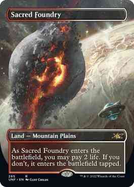 Sacred Foundry [285] [Borderless] [Unfinity] [Non-Foil]