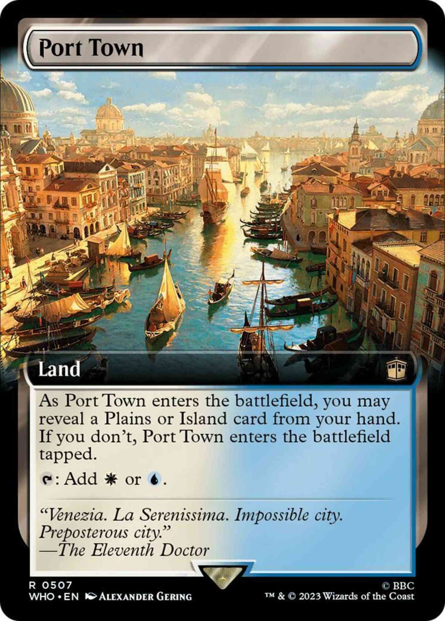 Port Town [507] [Extended Art] [Universes Beyond: Doctor Who] [Non-Foil]