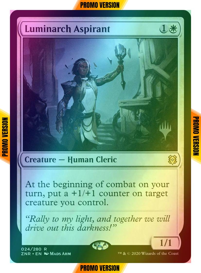 Luminarch Aspirant [Promo Pack] [24p] [Zendikar Rising Promos] [Foil]