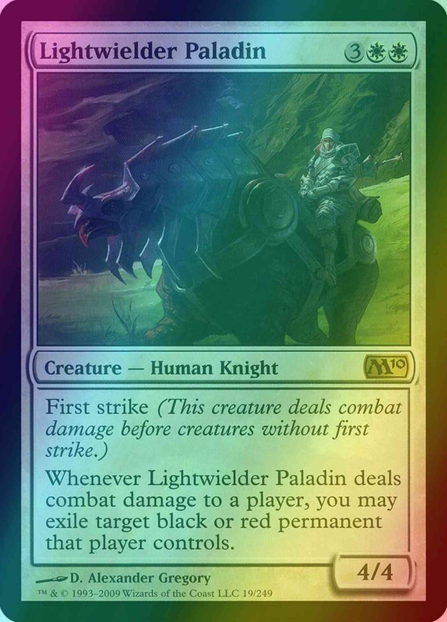 Lightwielder Paladin [19] [Magic 2010] [Foil]