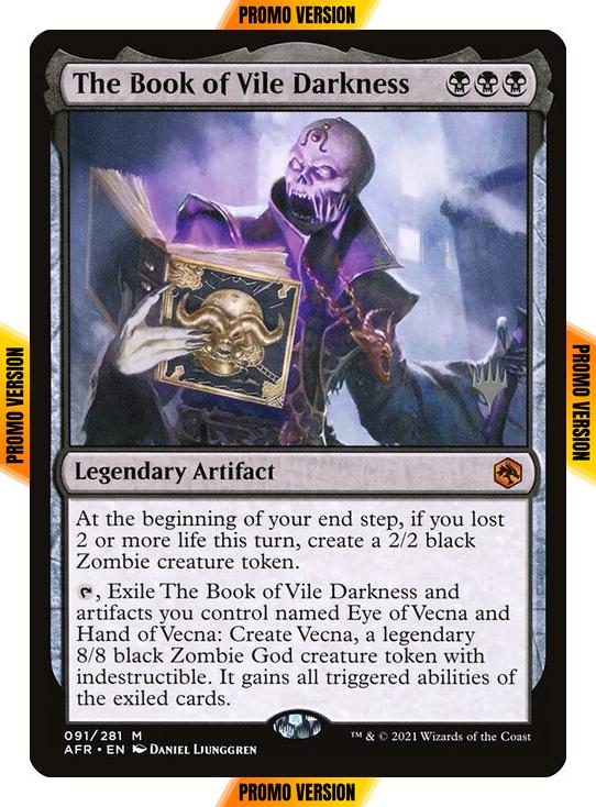 The Book of Vile Darkness [Promo Pack] [91p] [Adventures in the Forgotten Realms Promos] [Non-Foil]