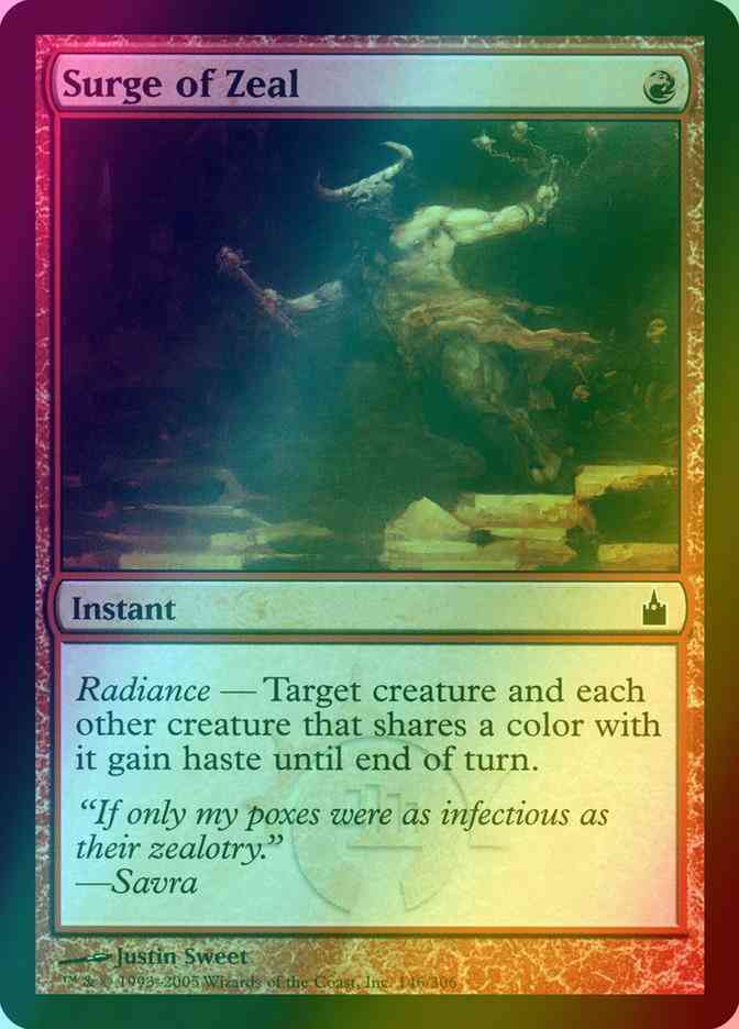 Surge of Zeal [146] [Ravnica City Of Guilds] [Foil]