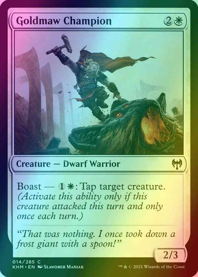 Goldmaw Champion [14] [Kaldheim] [Foil]