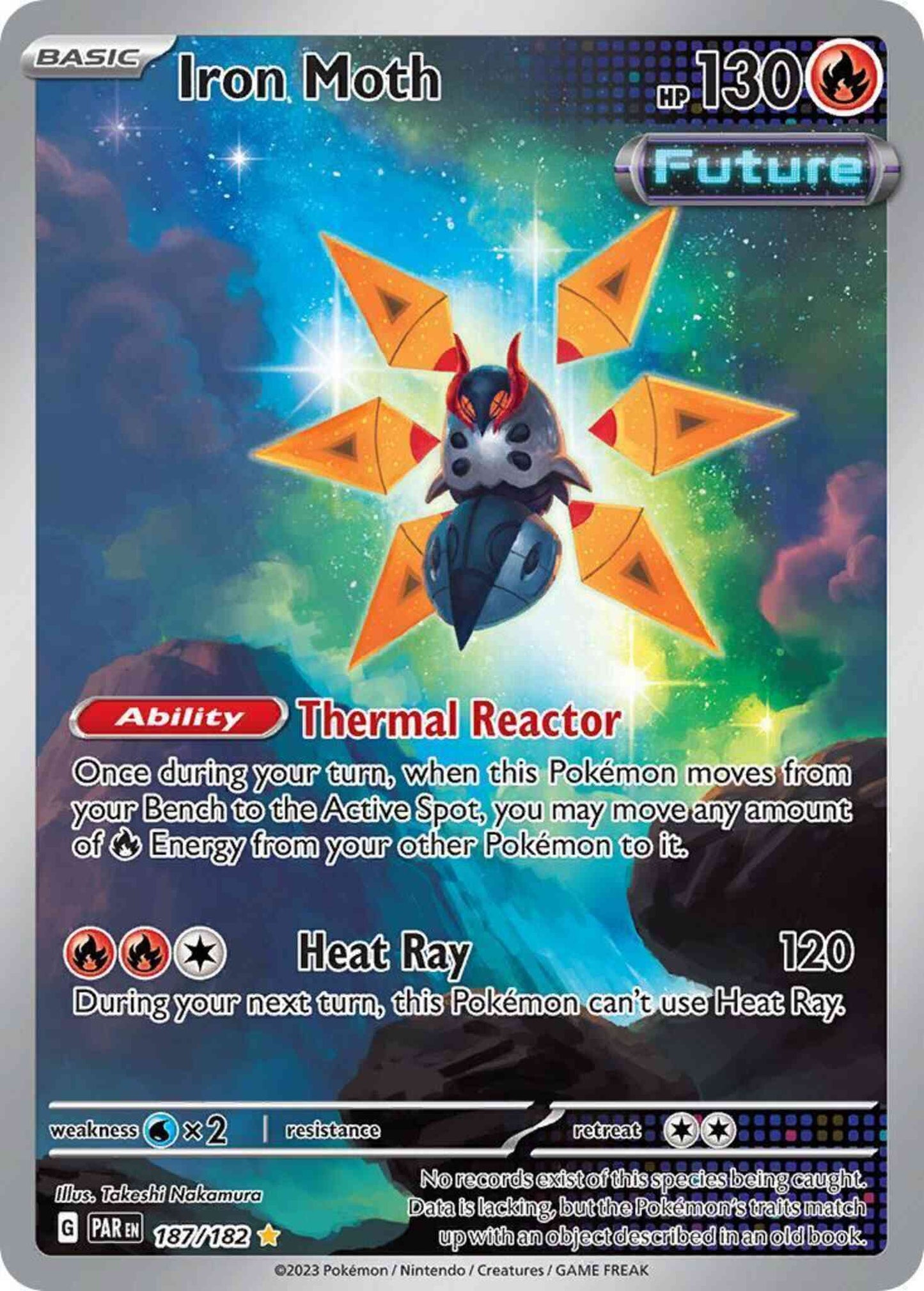 Iron Moth - 187/182 - Illustration Rare [sv04-187] [Ultra]